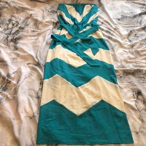 Strapless long dress